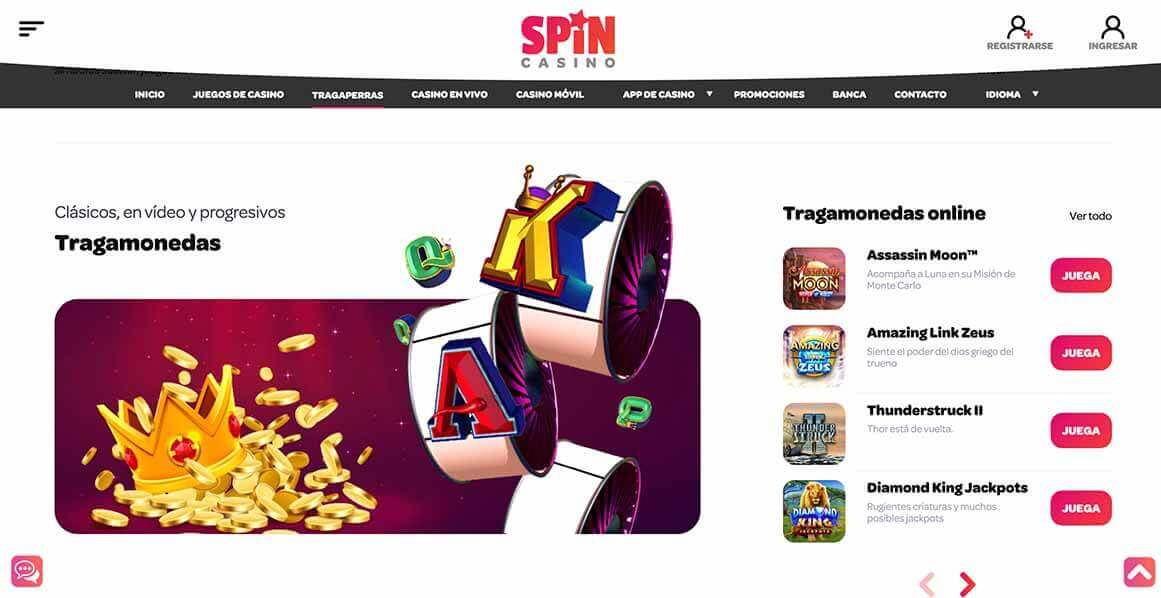 Spin Casino Juegos