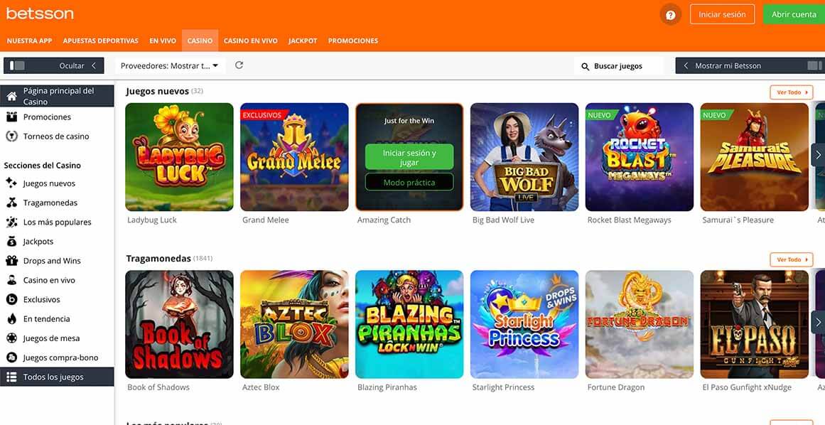 Betsson Juegos